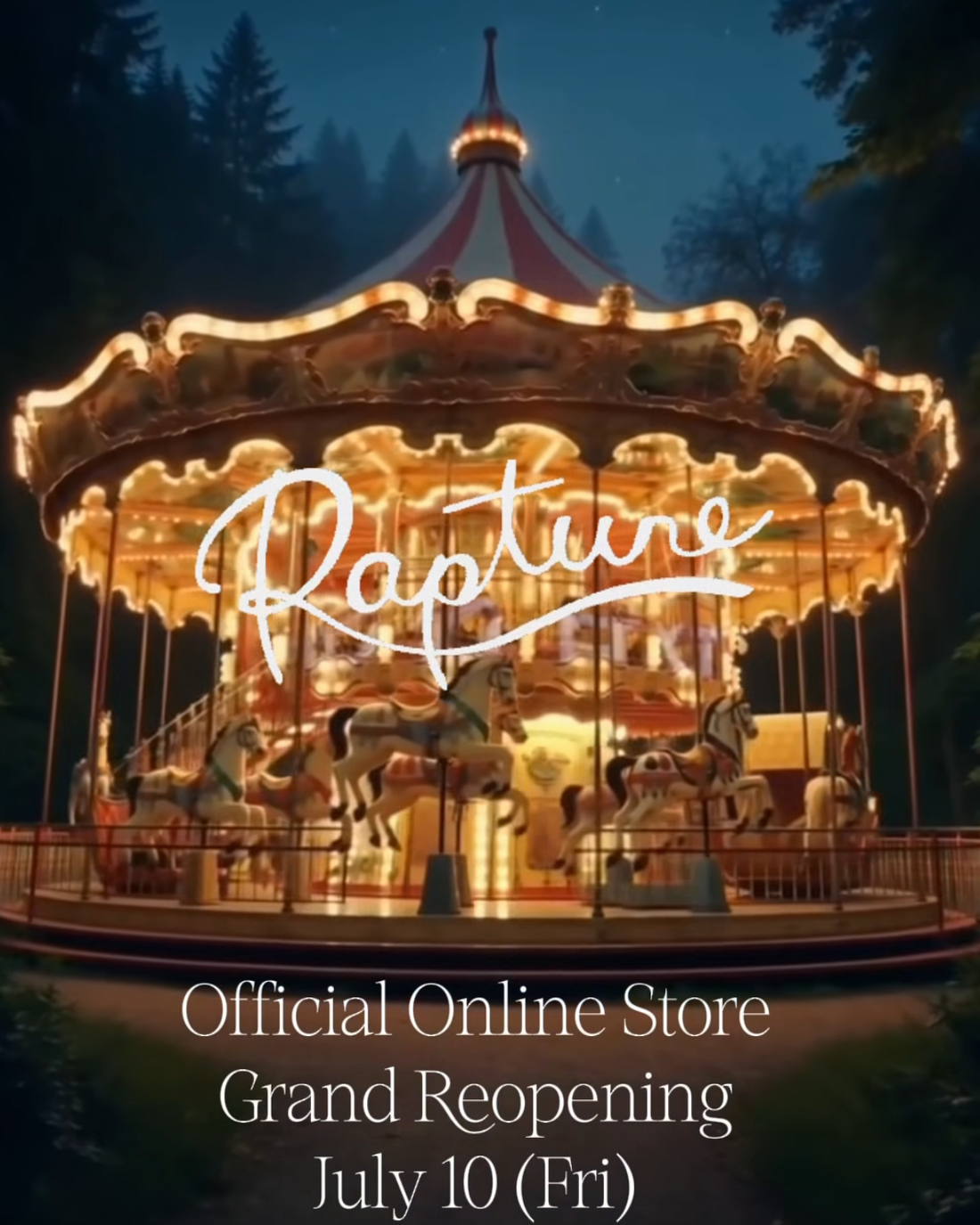 RAPTURE WEB SHOP リニューアルイベント