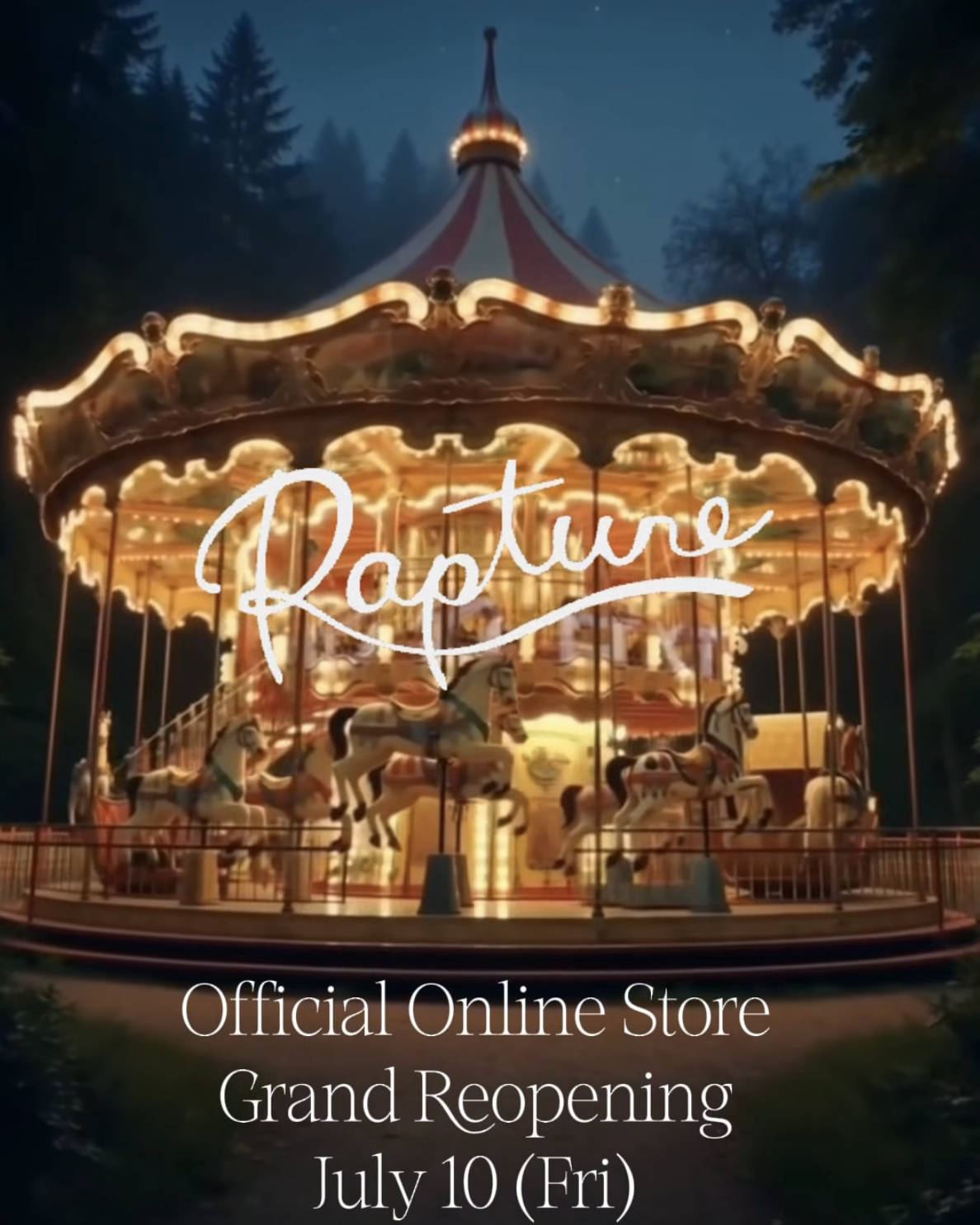RAPTURE WEB SHOP リニューアルイベント