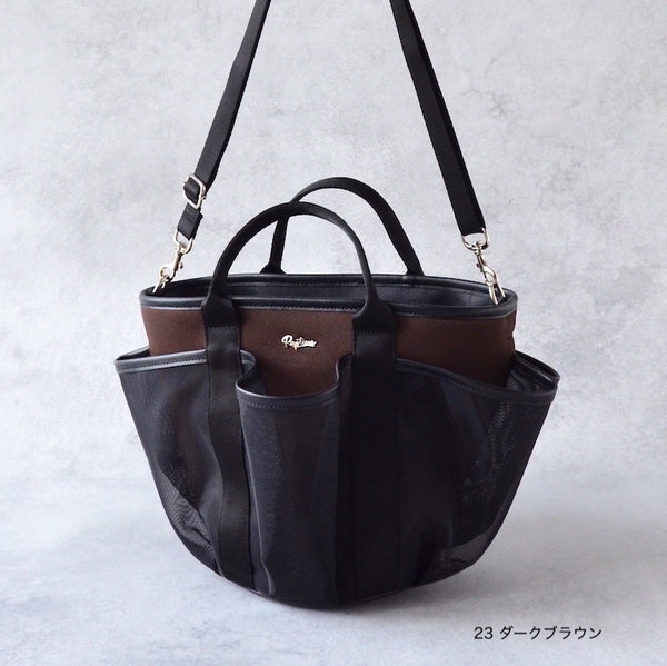 【SALE 40%OFF】ネイプルズ シアーチュールポケット2ウェイトートバッグ-Sサイズ- TT-355-S