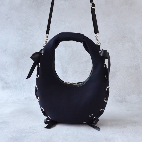 【SALE 40%OFF】S ネイプルズ アイレットリボン2ウェイエッグホーボーバッグ SH-992