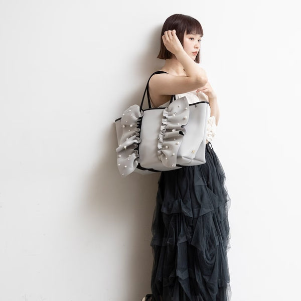 L ネイプルズラッフルトート ビジューミックス Lサイズ - TT-288BCMIX-L