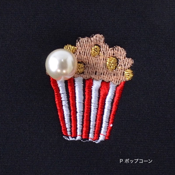 【一部予約】ネイプルズ モチーフ刺繍ポーチ -Sサイズ- PO-155EM-S