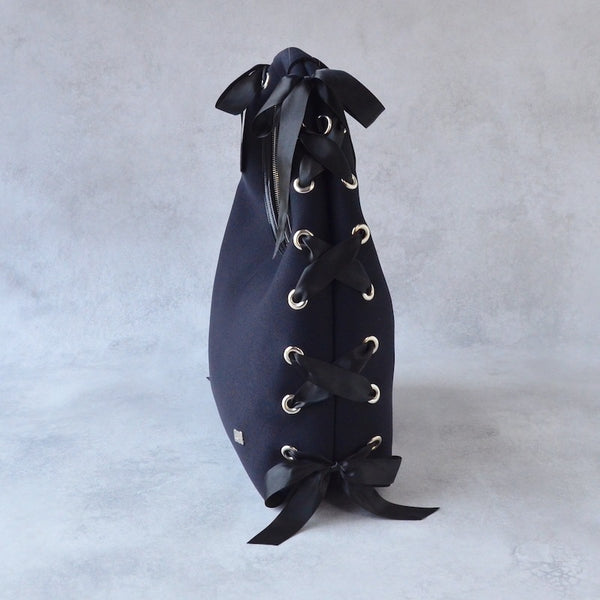 【SALE 40%OFF】L ネイプルズ アイレットリボンホーボーバッグ SH-993