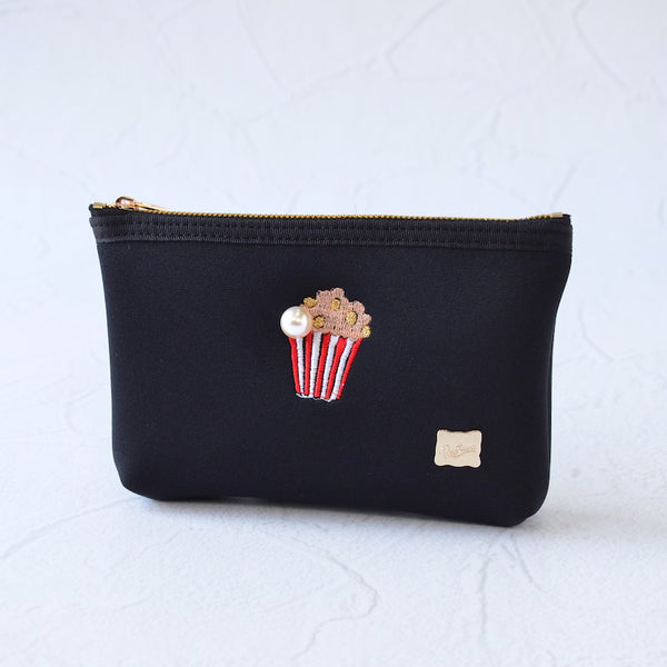 【一部予約】ネイプルズ モチーフ刺繍ポーチ -Sサイズ- PO-155EM-S