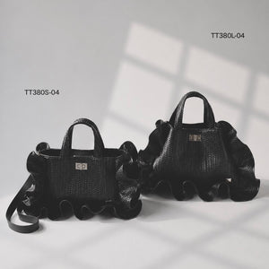 ラフィアトリムラッフル2ウェイバッグ-Sサイズ- TT-380-S