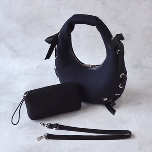 【SALE 40%OFF】S ネイプルズ アイレットリボン2ウェイエッグホーボーバッグ SH-992