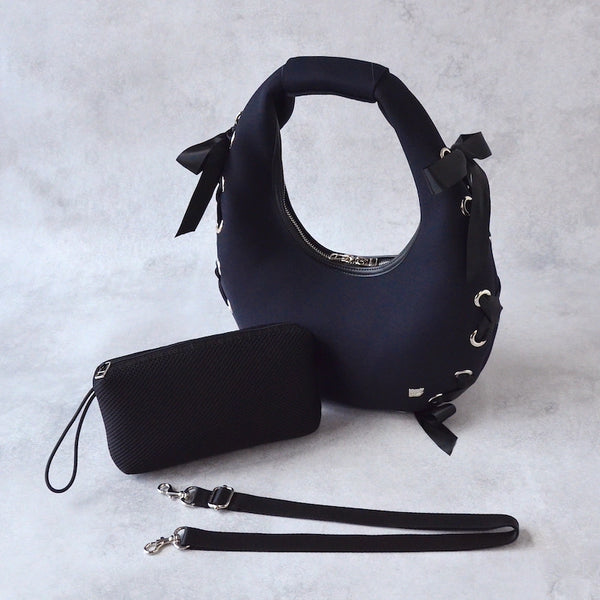 【SALE 40%OFF】S ネイプルズ アイレットリボン2ウェイエッグホーボーバッグ SH-992