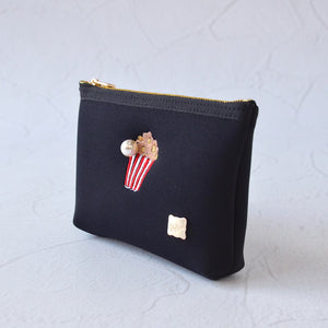 【一部予約】ネイプルズ モチーフ刺繍ポーチ -Sサイズ- PO-155EM-S