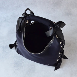 【SALE 40%OFF】L ネイプルズ アイレットリボンホーボーバッグ SH-993