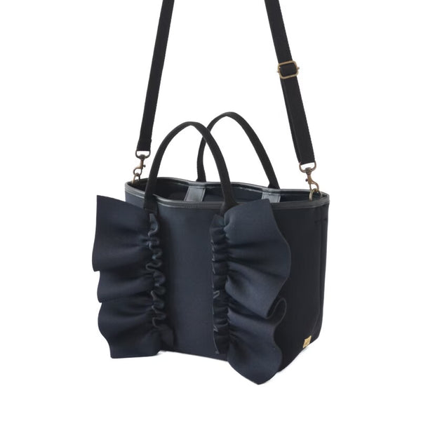 【SOLD OUT】S ネイプルズ ラッフル2ウェイモチーフ刺繍トート-CBSサイズ- TT288EM-CBS