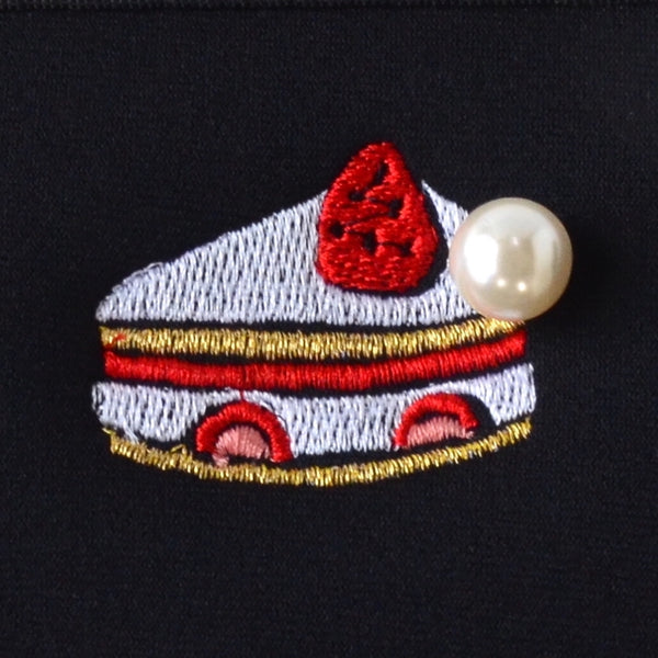 【一部予約】ネイプルズ モチーフ刺繍ポーチ Lサイズ PO-155EM-L