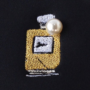 【一部予約】ネイプルズ モチーフ刺繍ポーチ Lサイズ PO-155EM-L