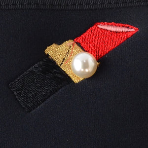 【一部予約】ネイプルズ モチーフ刺繍ポーチ Lサイズ PO-155EM-L