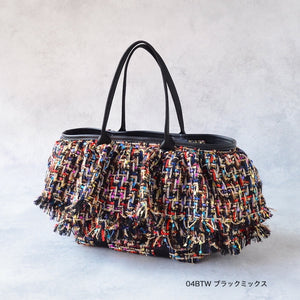 ツイードフリルトートバッグ- TT-375TW-