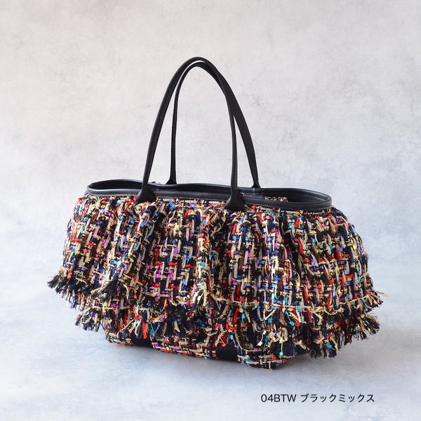 ツイードフリルトートバッグ- TT-375TW-