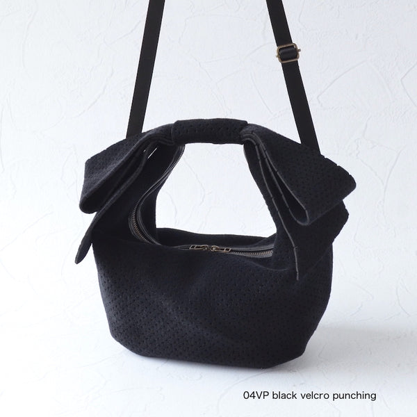 【予約】エッグリボンショルダーバッグ ベルクロパンチング SH-978PU