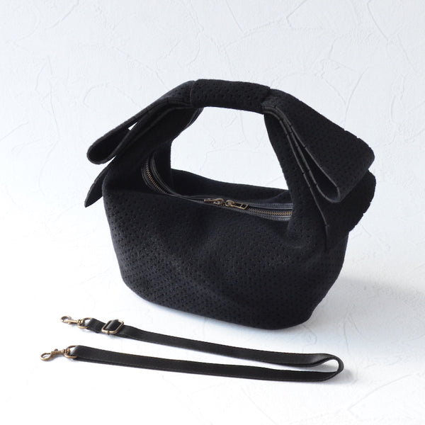 【予約】エッグリボンショルダーバッグ ベルクロパンチング SH-978PU