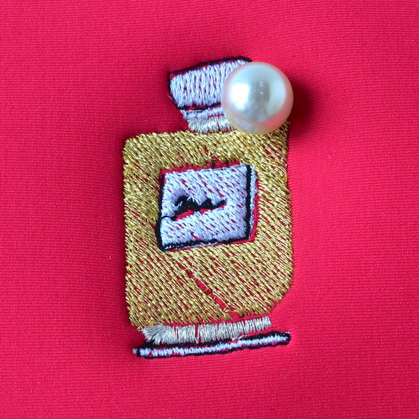 【一部予約】ネイプルズ モチーフ刺繍ポーチ -Sサイズ- PO-155EM-S