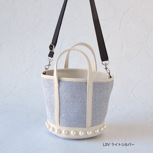 【SALE 30%OFF】ネイプルズ パールバケットトート-S- TT-373-S-LSVブラックショルダー