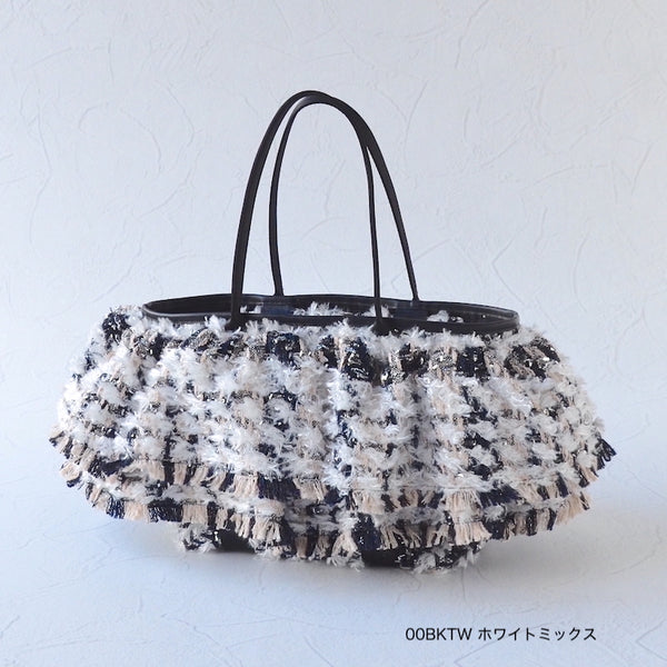 ツイードフリルトートバッグ- TT-375TW-