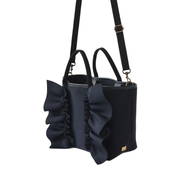 【SOLD OUT】S ネイプルズ ラッフル2ウェイモチーフ刺繍トート-CBSサイズ- TT288EM-CBS