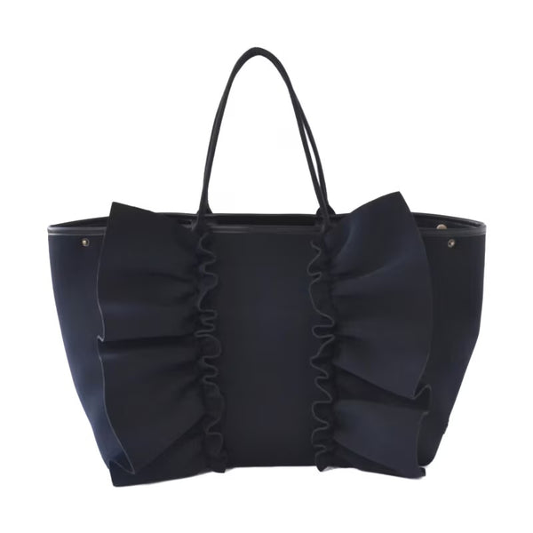【SOLD OUT】L ネイプルズ ラッフルモチーフ刺繍トート-Lサイズ- TT-288EM-L