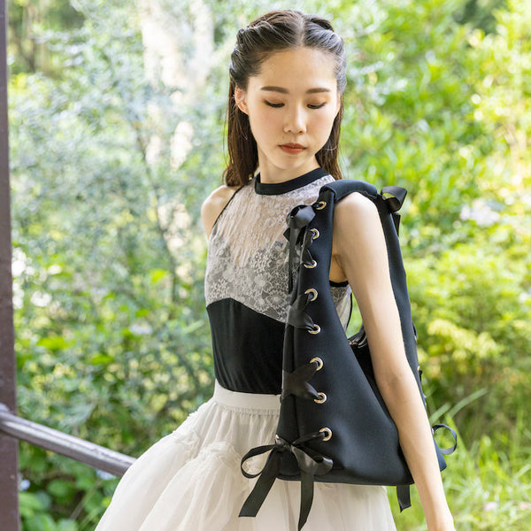 【SALE 40%OFF】L ネイプルズ アイレットリボンホーボーバッグ SH-993