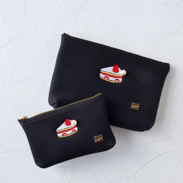 【一部予約】ネイプルズ モチーフ刺繍ポーチ -Sサイズ- PO-155EM-S