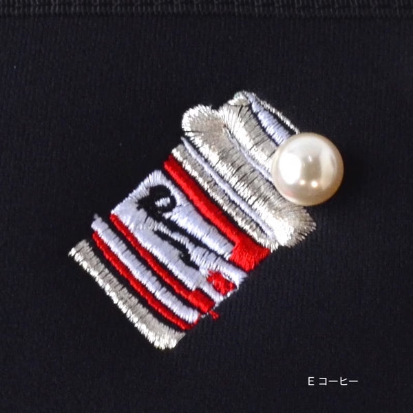 【一部予約】ネイプルズ モチーフ刺繍ポーチ -Sサイズ- PO-155EM-S