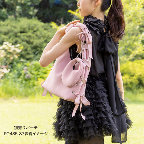 【SALE 40%OFF】L ネイプルズ アイレットリボンホーボーバッグ SH-993
