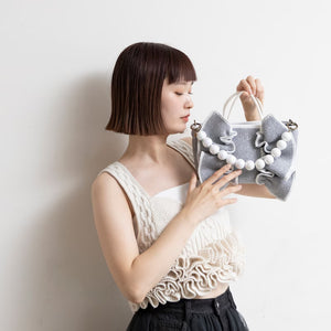 【一部予約】MINI ネイプルズラッフルトートメタリック-MINIサイズ- TT-288MT-MINI