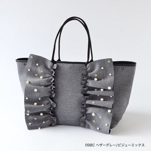L ネイプルズラッフルトート ビジューミックス Lサイズ - TT-288BCMIX-L