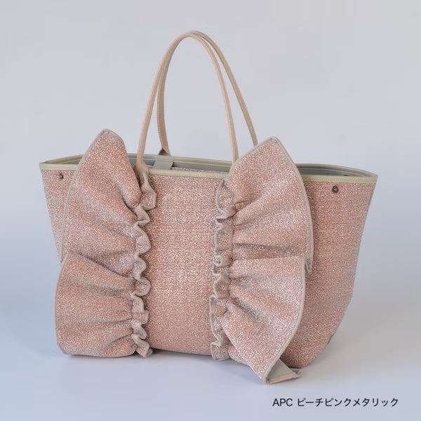 【一部予約】L ネイプルズラッフルトートメタリック-Lサイズ- TT-288MT-L