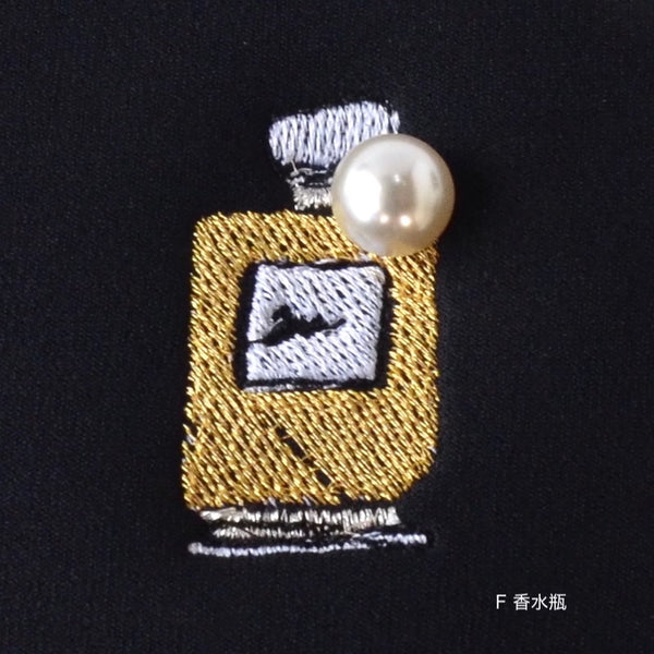 【一部予約】ネイプルズ モチーフ刺繍ポーチ -Sサイズ- PO-155EM-S