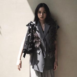 【SALE 40%OFF】L ネイプルズ アイレットリボンホーボーバッグ SH-993