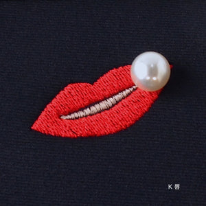 【一部予約】ネイプルズ モチーフ刺繍ポーチ -Sサイズ- PO-155EM-S