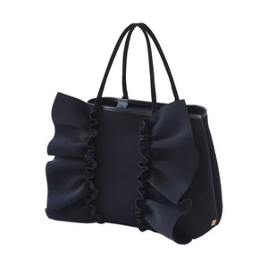 【SOLD OUT】L ネイプルズ ラッフルモチーフ刺繍トート-Lサイズ- TT-288EM-L