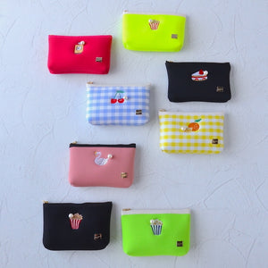 【一部予約】ネイプルズ モチーフ刺繍ポーチ -Sサイズ- PO-155EM-S