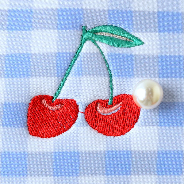 【一部予約】ネイプルズ モチーフ刺繍ポーチ Lサイズ PO-155EM-L