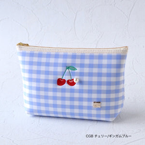 【一部予約】ネイプルズ モチーフ刺繍ポーチ Lサイズ PO-155EM-L