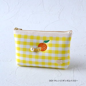 【一部予約】ネイプルズ モチーフ刺繍ポーチ -Sサイズ- PO-155EM-S