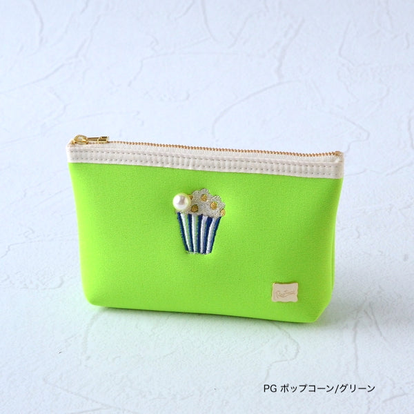【一部予約】ネイプルズ モチーフ刺繍ポーチ -Sサイズ- PO-155EM-S