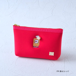 【一部予約】ネイプルズ モチーフ刺繍ポーチ -Sサイズ- PO-155EM-S