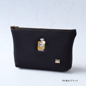 【一部予約】ネイプルズ モチーフ刺繍ポーチ Lサイズ PO-155EM-L