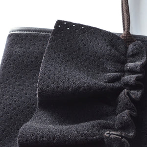 【予約】M ネイプルズラッフルトート-midiumサイズファスナー- パンチング TT-288PU-MBSF